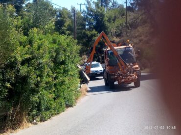 Ανάθεση εργασιών αποψίλωσης και καθαρισμού βλάστησης και εύφλεκτης ύλης από νησίδες, πρανή και ερείσματα εκατέρωθεν οδικών αξόνων του οδικού δικτύου αρμοδιότητας της Δ/νσης τεχνικών έργων περιφέρειας Αττικής και της Δ/νσης Διαχείρισης Μητροπολιτικών Υποδομών περιφέρειας Αττικής